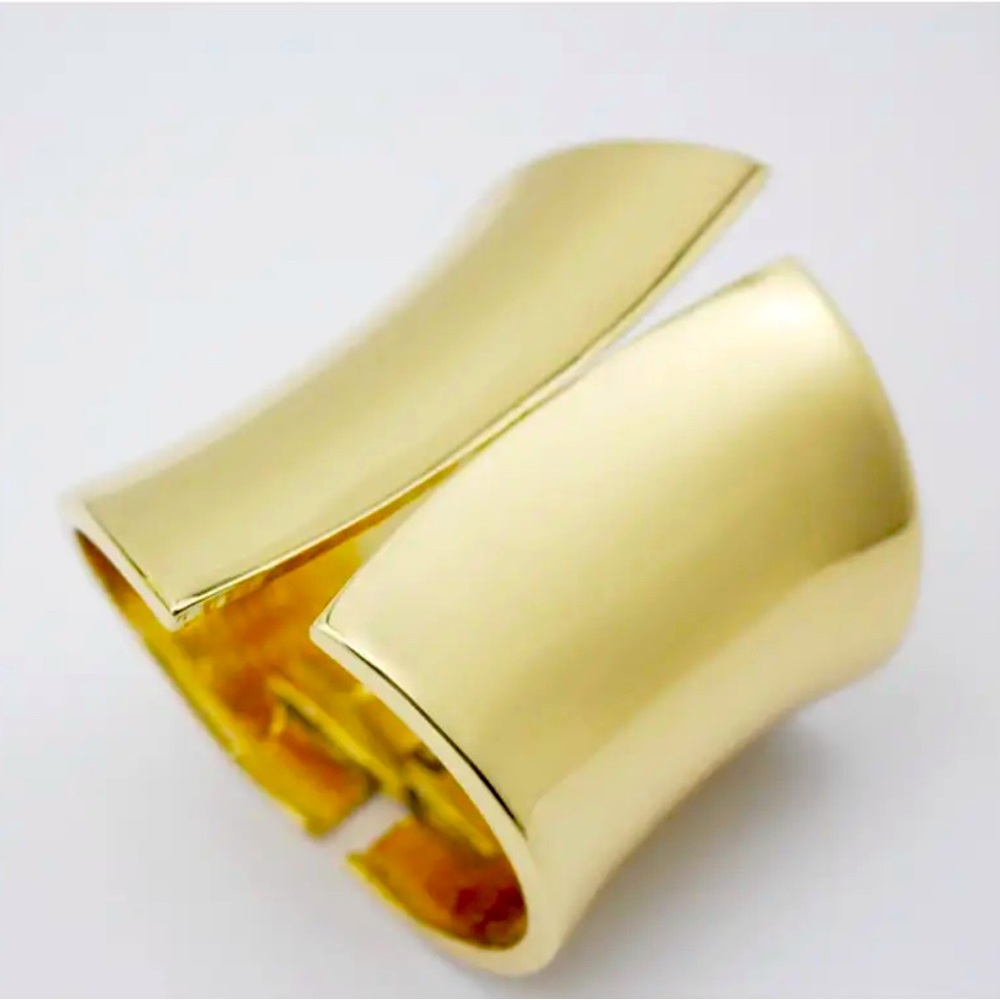 Gold Asymmetrical Gold Cuff